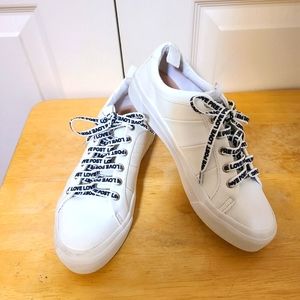 Zara, sneakers, size 35 color white